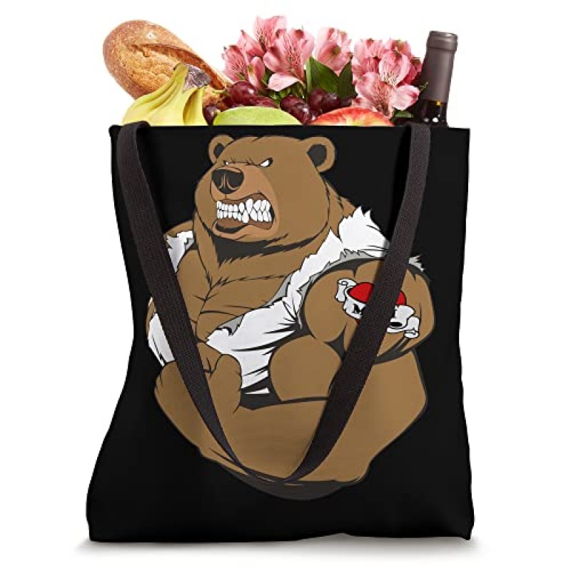 나는 마음 엄마 문신 어머니의 날 멋진 곰 엄마 엄마 엄마 토트 백