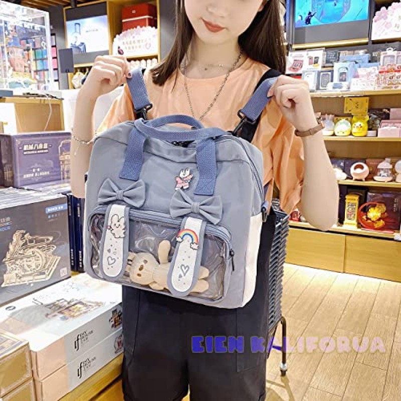 Eien Kaliforua Ita Bag 귀여운 일본 가방 JK 유니폼 가방 Kawaii 3 Way Anime Purse