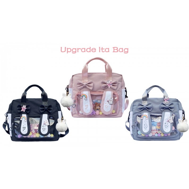 Eien Kaliforua Ita Bag 귀여운 일본 가방 JK 유니폼 가방 Kawaii 3 Way Anime Purse