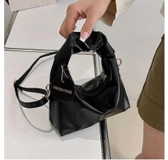YXWXY 지퍼가 달린 여성용 소형 크로스 바디 백 소형 지갑 스트랩이있는 비건 가죽 숄더 핸드백