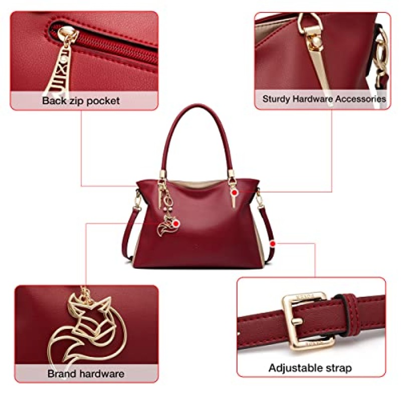 여성 가죽 핸드백 지갑 레이디 작업 토트 숄더 백 탑 핸들 가방 Satchel Carryall Ladies Pocketbooks