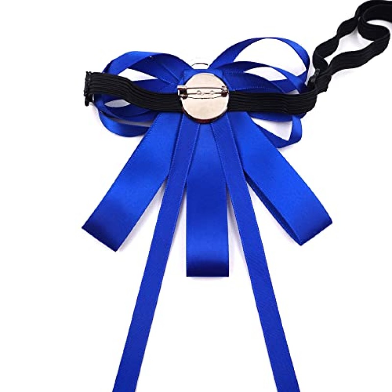 남성용 나비 넥타이 여성용 Pre-Tied Bowknot Bow Tie 여성용 패션 리본 보우 브로치 넥타이 라인 석 브로치 핀 셔츠 액세서리