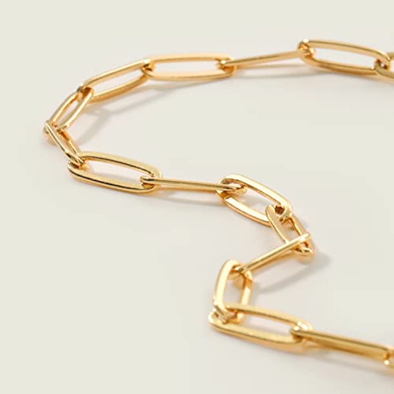 MEVECCO 여성용 팔찌 14K 골드 도금 Dainty Chain Simple Jewelry 귀여운 소녀용