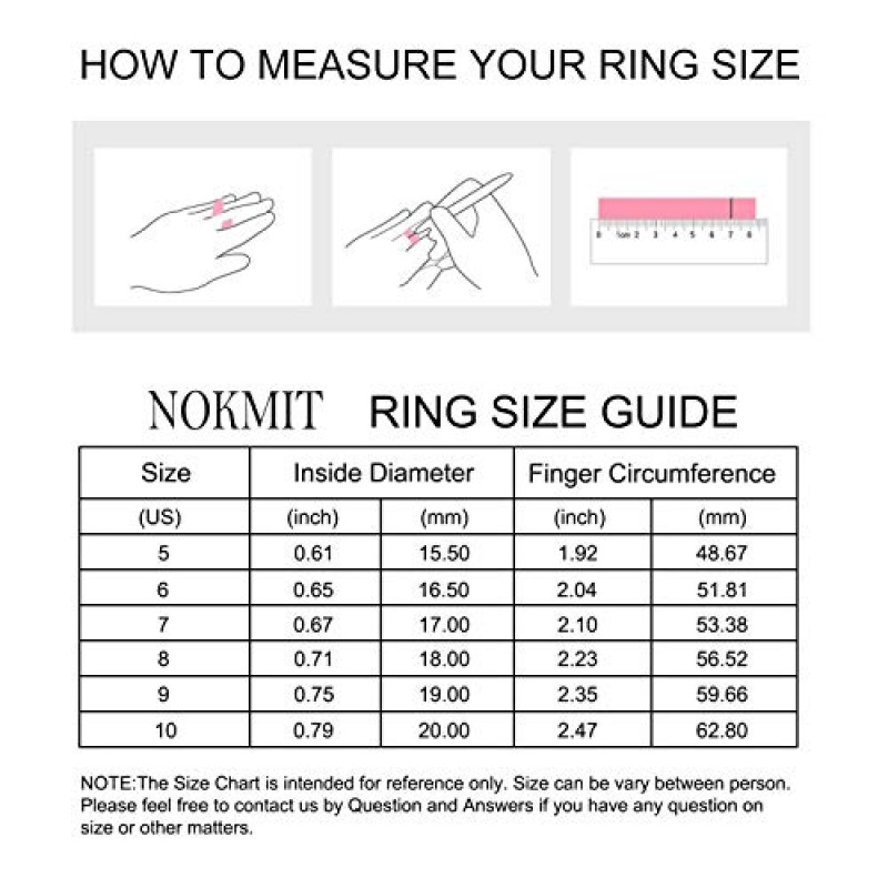NOKMIT 1mm 14K 골드 채워진 반지 여성용 얇은 금 반지 Dainty Cute Thumb 핑키 링 Non Tarnish Comfort Fit 사이즈 4 ~ 11 1PC/2PCS/3PCS
