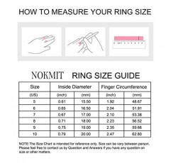 NOKMIT 1mm 14K 골드 채워진 반지 여성용 얇은 금 반지 Dainty Cute Thumb 핑키 링 Non Tarnish Comfort Fit 사이즈 4 ~ 11 1PC/2PCS/3PCS