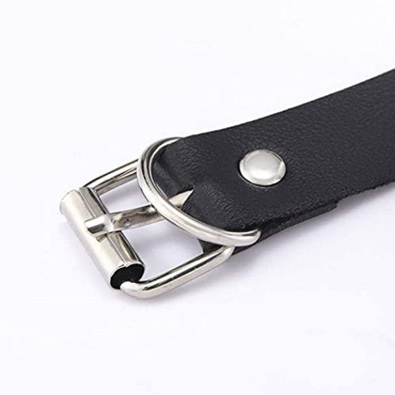 Victray 펑크 블랙 허리 체인 벨트 가죽 레이어드 밸리 바디 체인 여성과 소녀를위한 레이브 바디 쥬얼리 액세서리