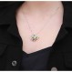 GEMMANCE 나비 탄생석 크리스탈 목걸이 - 실버 톤 18"+2" 체인 - 목걸이 어머니날 기념일 생일 크리스마스 - 여성용 선물 여자 딸