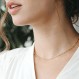 OCCHOH 14K 골드 2.5/3/4/5mm 925 스털링 실버 걸쇠 클립 체인 목걸이 여성용 골드 체인 16, 18, 20, 22, 24, 26, 30 인치