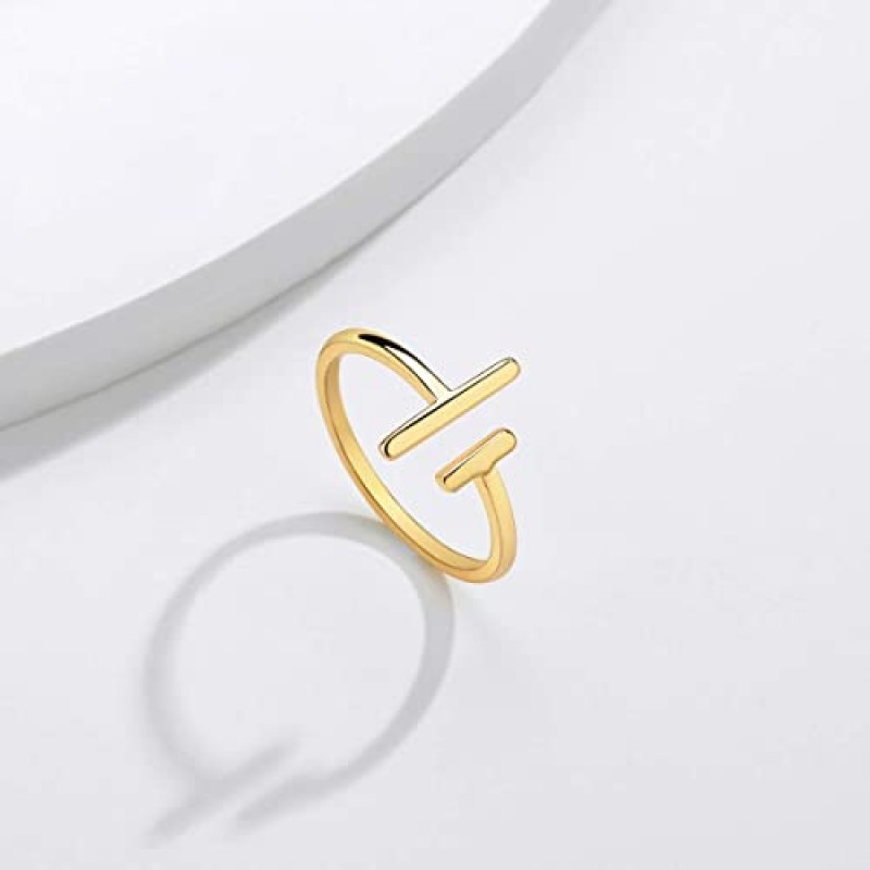 Valloey Rover 14K 골드 도금 Dainty CZ Dainty 다이아몬드 Stackable Ring Eternity Bands 미니멀리스트 쥬얼리 선물
