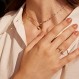 Valloey Rover 14K 골드 도금 Dainty CZ Dainty 다이아몬드 Stackable Ring Eternity Bands 미니멀리스트 쥬얼리 선물