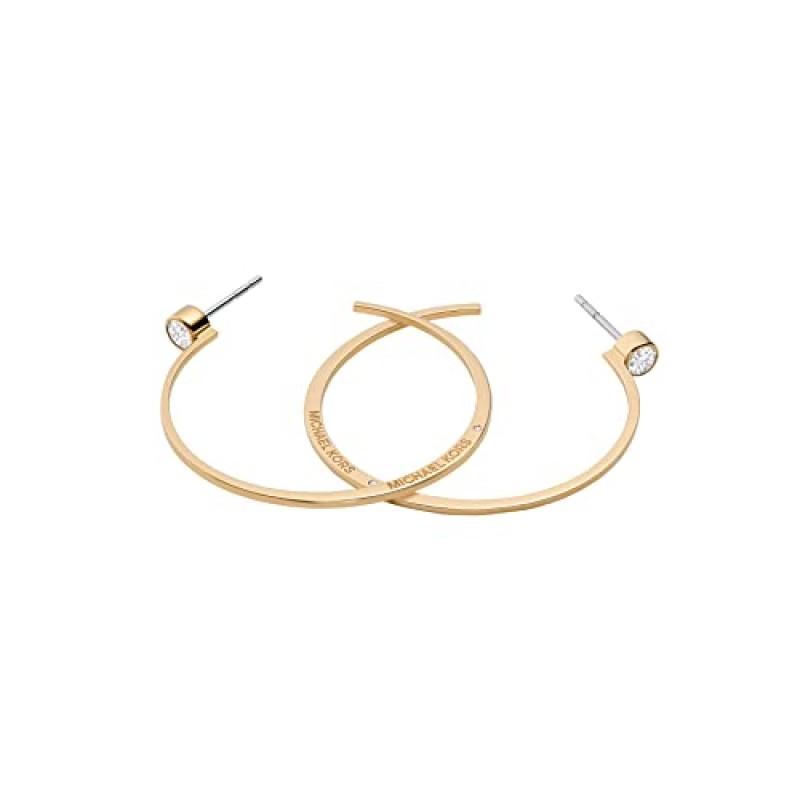Michael Kors Ritz 여성용 시계, 스테인리스 스틸 및 파베 크리스탈 여성용 시계