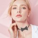 Sethain Boho 라인 석 초커 목걸이 실버 크리스탈 bowknot 목걸이 여성과 소녀를위한 파티 쥬얼리 액세서리