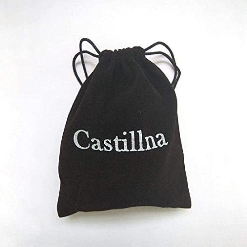 Castillna 스테인레스 스틸 트라이 컬러 실버 골드 로즈 골드 팔찌 여성용 크리스마스 생일 선물, 7 개 세트