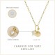 에티카 골드 목걸이. 보석, 골드 체인. 18k 골드 도금 목걸이. Charmed For Sure 펜던트 목걸이. 여성을 위한 생일 선물
