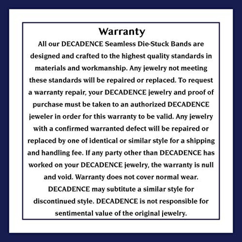 DECADENCE 10K 또는 14K 옐로우 & 화이트 골드 4mm 광택 일반 웨딩 밴드, 사이즈 4-14