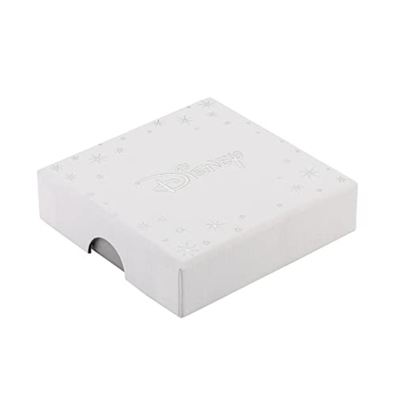 Amazon Essentials 디즈니 도금 큐빅 지르코니아 릴로 & 스티치 히비스커스 플라워 펜던트 목걸이