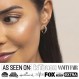Cate & Chloe Waverly 케어프리 18k 화이트 골드 도금 샹들리에 크리스털 후프 귀걸이
