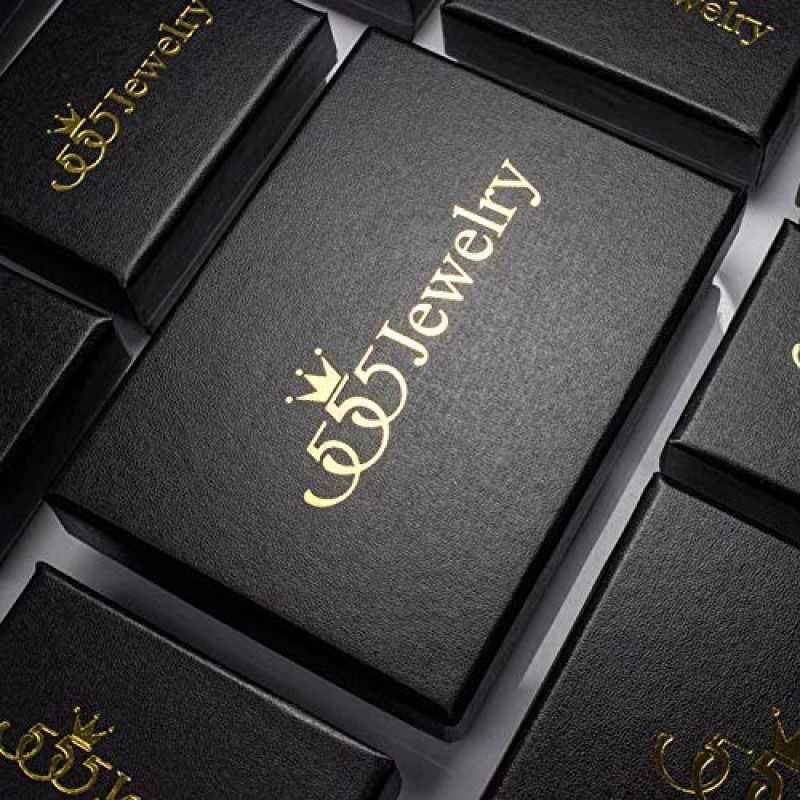 555Jewelry 여성용 스테인레스 스틸 스타 큐빅 지르코니아 최소 펜던트 목걸이