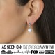 Cate & Chloe Betty 18K 화이트 골드 도금 담수 진주 크리스털 귀걸이, 아름다운 클래식 진주 드롭 댕글 귀걸이, 여성 특별 행사 주얼리