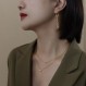 여성을위한 HUARJO 우아한 진주 목걸이 18K 골드 도금 링크 체인 바로크 진주 펜던트 골드 초커 목걸이 여성을위한 유행 보석 선물 여자