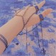 LucaSng Kurapika 코스프레 체인, 헌터 x 헌터 HXH, Nen 능력 활용, 애니메이션 팔찌 반지 액세서리 다섯 손가락 반지 성인 Kurapika 남여용 팔찌