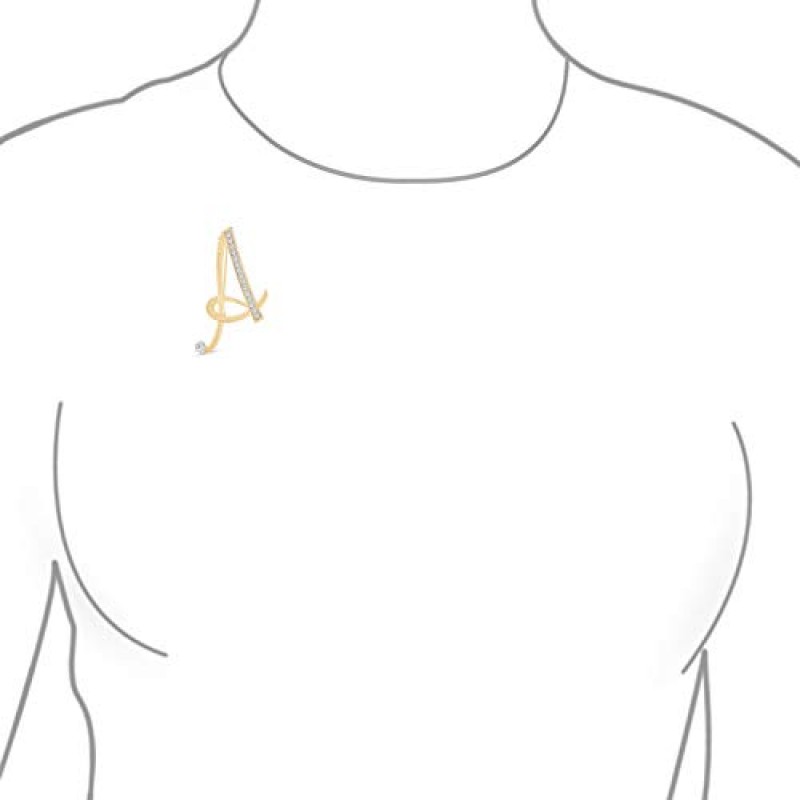 대형 성명 ABC 포장 크리스탈 필기체 스크립트 모노그램 문자 알파벳 초기 스카프 옷깃 핀 브로치 틴 여성 로즈, 옐로우 골드 실버 도금