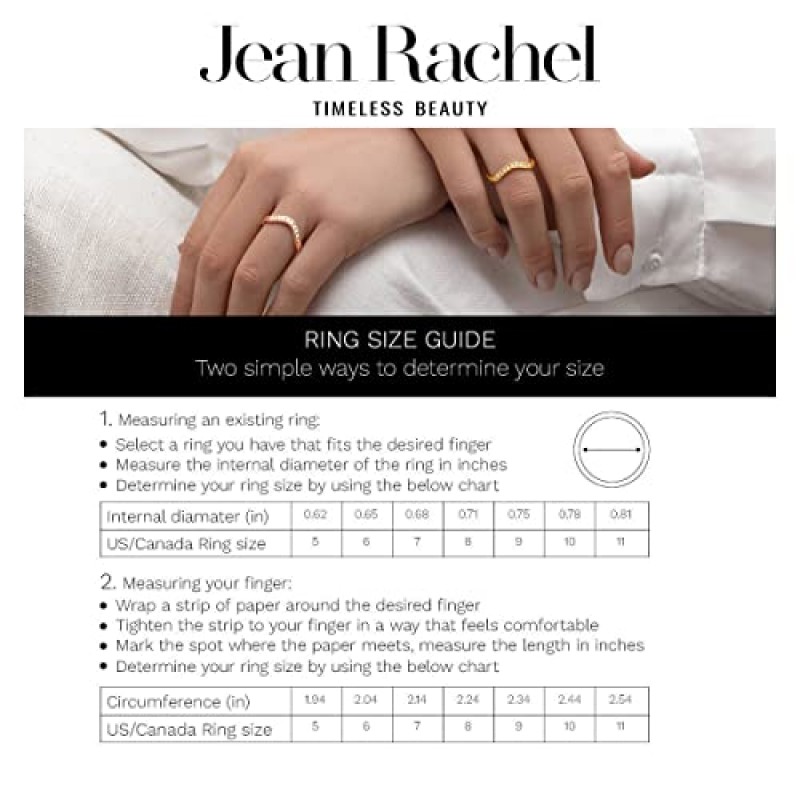JEAN RACHEL JEWELRY 925 스털링 실버 링 빈티지 앤티크 룩, 저자극성, 니켈 및 무연, 장인의 손으로 만든 디자이너 컬렉션, 이스라엘산