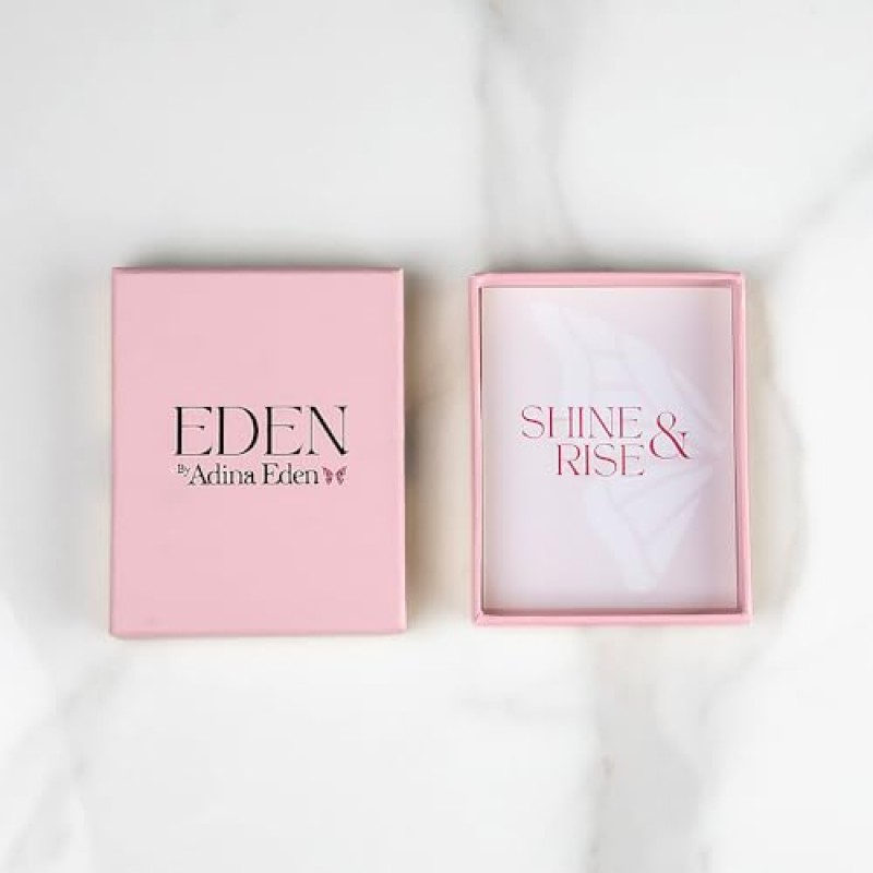 EDEN 큐빅 지르코니아 여성용 소형 골드 후프 귀걸이, 도금 14K 골드 허기 후프 귀걸이, 실버 소형 후프 귀걸이, CZ 커프 허기 귀걸이