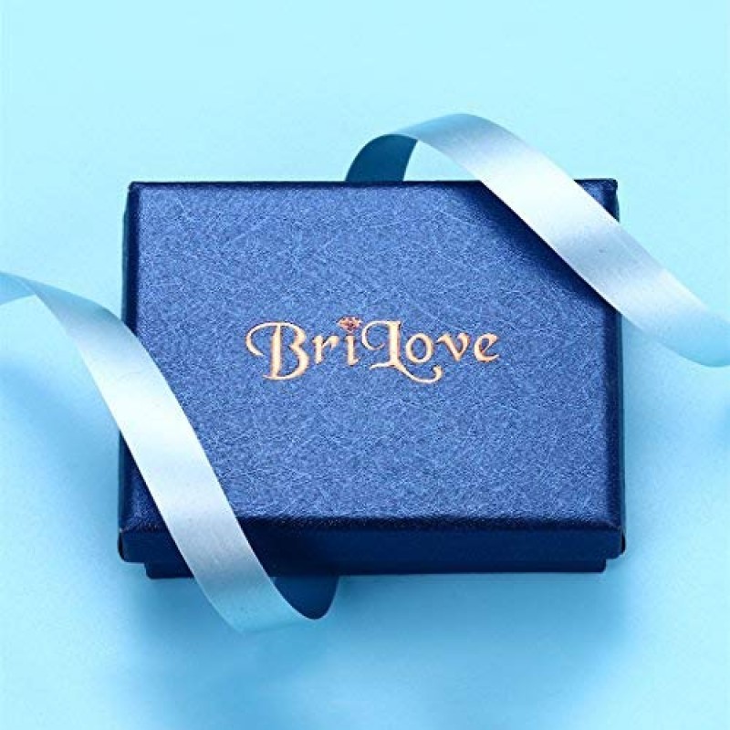 BriLove 여성 웨딩 신부 크리스탈 시뮬레이션 진주 멀티 비즈 클러스터 샹들리에 매달려 귀걸이