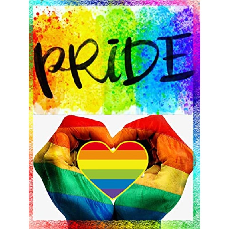 25/50/100/ 메탈 레인보우 플래그 하트 프라이드 핀 lgbtq 게이 핀 버튼 옷깃 핀 남성 여성 의류 배낭 대량 프라이드 달 선물