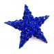 CYPINA 반짝이 전체 마이크로 포장 블루 크리스탈 5 포인트 스타 브로치 핀 독립 기념일 영감 쥬얼리
