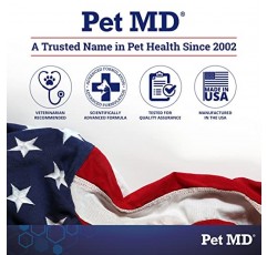 Pet MD - Canine Tabs Plus 365 Count - 개를 위한 고급 종합비타민 - 천연 일일 비타민 및 미네랄 영양 보충제 - 간 맛이 나는 츄어블 정제