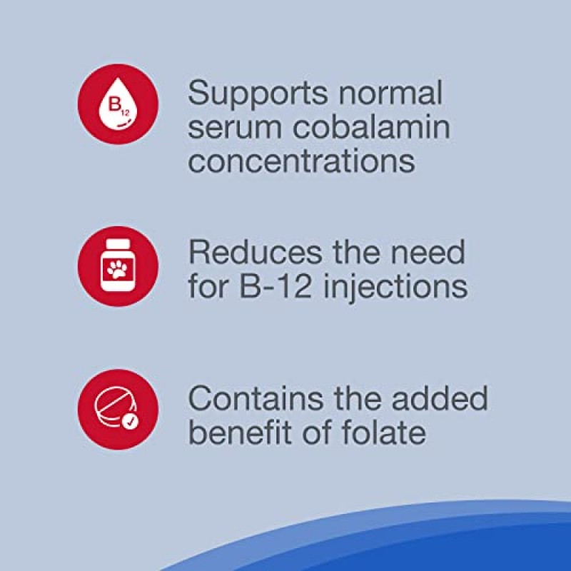 고양이와 소형견을 위한 Nutramax Cobalequin B12 보충제, 45개(1팩)