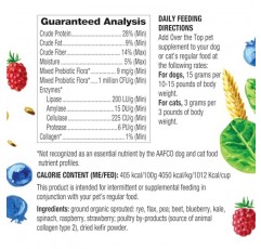 Molecular Biolife International Over The Top, 관절 지원용 식품 토퍼, 16온스, 콜라겐, 프로바이오틱스, 모발 및 관절 지원