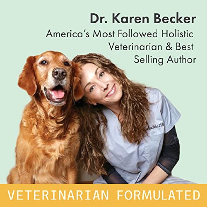 Dr. Mercola, Bark & ​​Whiskers, 고양이와 개를 위한 소화 효소, 150 스쿠프(4.23온스), 키블 다이어트 또는 민감한 위를 가진 애완동물, 유전자 변형 성분 없음, 글루텐 프리, 간장 프리