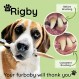 OH RIGBY 애견 칫솔 - 민감한 반려동물의 치아와 잇몸을 위한 매우 부드러운 칫솔모 10,000개 - 편안하고 부드러운 딥 클렌징을 위한 천연 대나무 칫솔