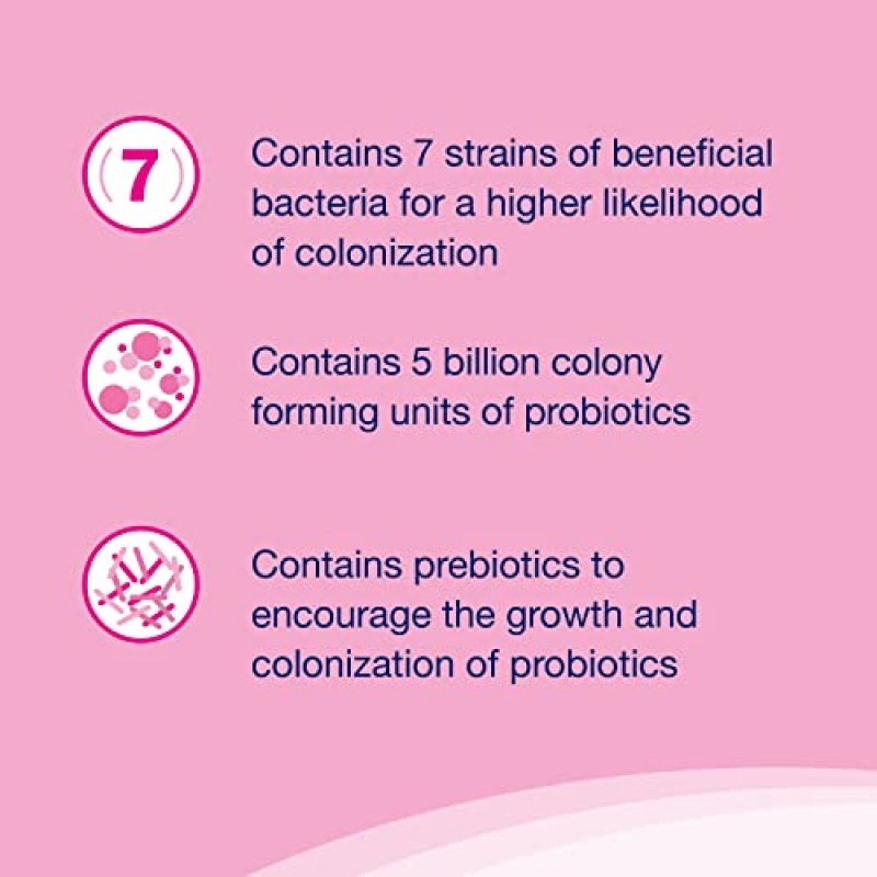 Nutramax Proviable 소화 건강 보조제 고양이와 개를 위한 다중 계통 프로바이오틱스 및 프리바이오틱스 - 7가지 박테리아 균주 함유, 30캡슐