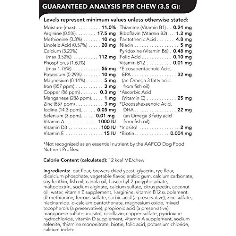 VETRISCIENCE Canine Plus 노령견을 위한 종합비타민 - 수의사 권장 비타민 보충제 - 기분, 피부, 털, 간 기능 지원, 60정(포장은 다를 수 있음)