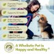 Wholeistic Pet Organics: 개를 위한 프로바이오틱 츄 소화 건강 - 60개 - 개 프로바이오틱스 및 소화 효소 - 장 건강 지원 면역 보충제는 개 소화 문제를 예방합니다