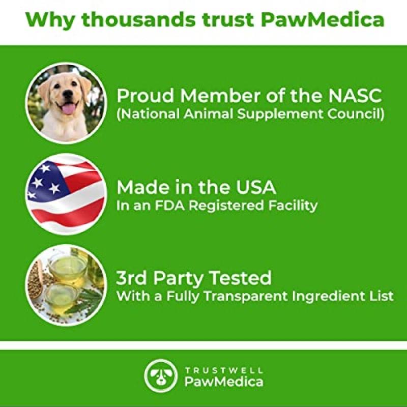 PawMedica 개 프로바이오틱스 및 소화 효소, 개용 프로바이오틱스 Made in USA, 애완동물 프로바이오틱 츄, 프리바이오틱스 및 프로바이오틱 개 소화 지원, 프로바이오틱 간식 - 개 프로바이오틱 츄 60개