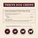 개를 위한 Hemp Well Thrive Chews – 엉덩이, 관절 및 심장 건강 지원, 면역 지원 촉진, 피부 및 털 강화, 유기농 공급 – 30개