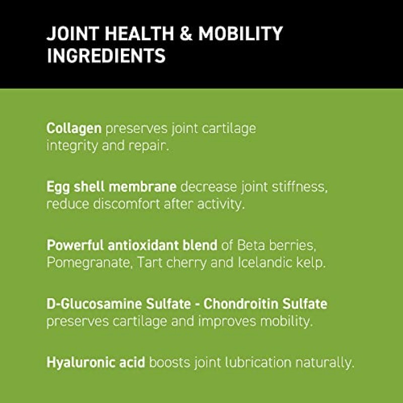 K9 Power Next Generation Joint Strong - 반려견을 위한 영양 관절 보충제, 글루코사민 파우더가 함유된 반려견 관절 보충제, 관절 건강 및 이동성을 지원합니다, 1lb