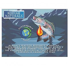 Kodiak Naturals 18온스 개와 고양이를 위한 야생 알래스카 연어 오일 포뮬러는 자연산 생선에서 추출한 EPA 및 DHA와 순수 어유를 균형 있게 혼합한 제품입니다. 피부와 털, 관절, 면역 건강을 지원합니다.