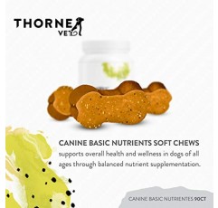 ThorneVet Canine Basic Nutrients – 개를 위한 종합비타민 지원, 소프트츄 90정