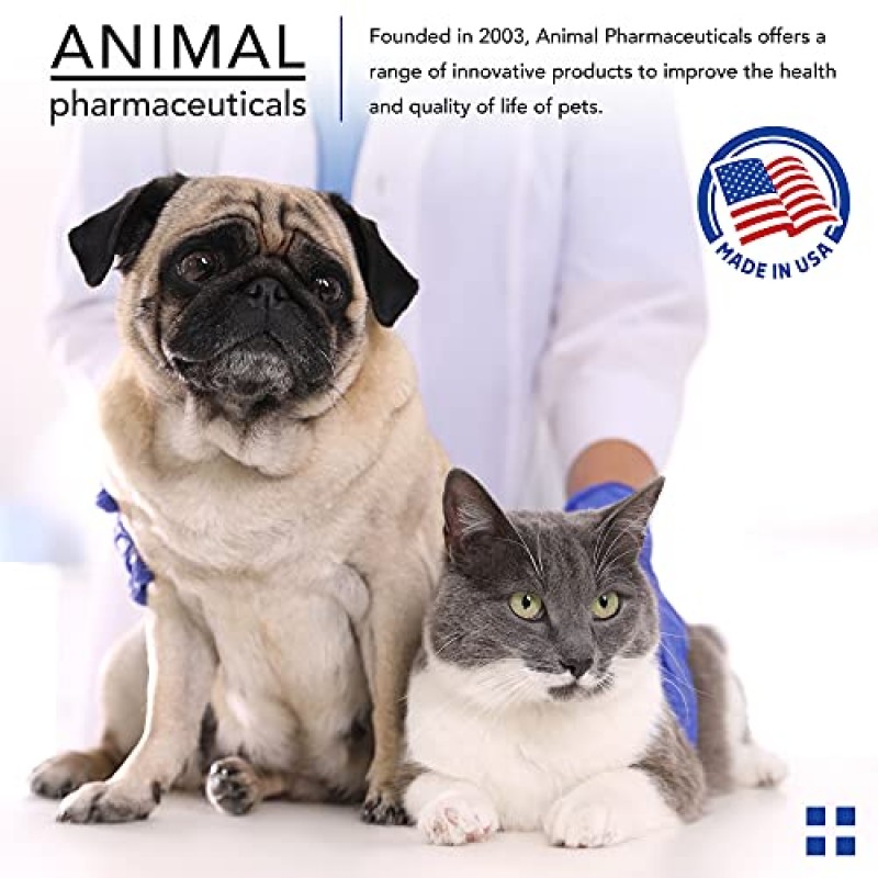 Animal Pharmaceuticals Krillex 조인트 포뮬러 및 개와 고양이용 오메가 3 크릴 오일 - 개용 글루코사민 - 관절 관리용 콘드로이틴, MSM 및 히알루론산 - 치즈 맛 츄 - 60ct