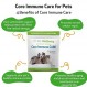 개와 고양이를 위한 Pet Wellbeing Core Immune Care - 모든 연령대의 애완동물을 위한 일일 항산화제 지원 - 수의사 제조 - 3.7 oz (105 g)