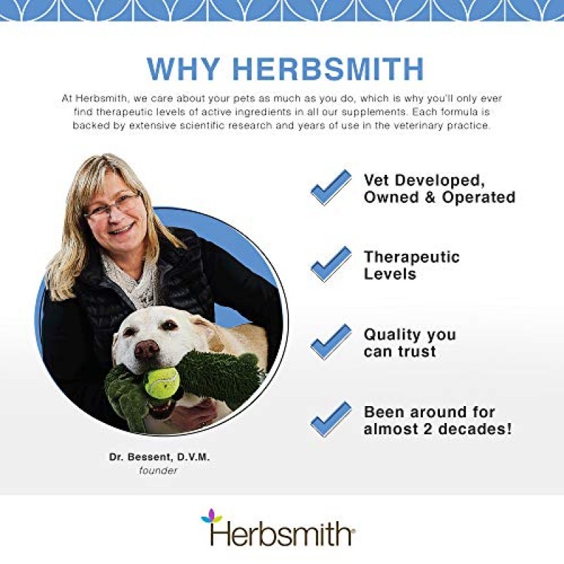 개와 고양이를 위한 Herbsmith 유기농 밀크 엉겅퀴 – 개와 고양이를 위한 간 보충제 – 미국산 – 150g 분말