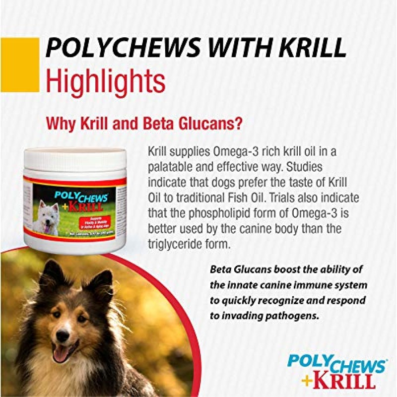 Polychews Plus Krill by Bimeda - 60 소프트 츄어블