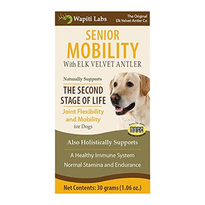 Wapiti Labs Dog Senior Mobility Formula, 30gm