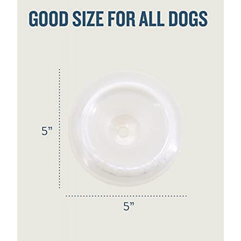 Planet Dog Orbee-Tuff Snoop Clear Interactive Treat Dispensing Dog 장난감, 대형